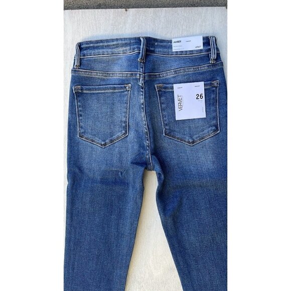 Vervet By Flying Monkey Amber Mid-Rise Skinny Jeans for Women - Size 26 - Picture 6 of 16